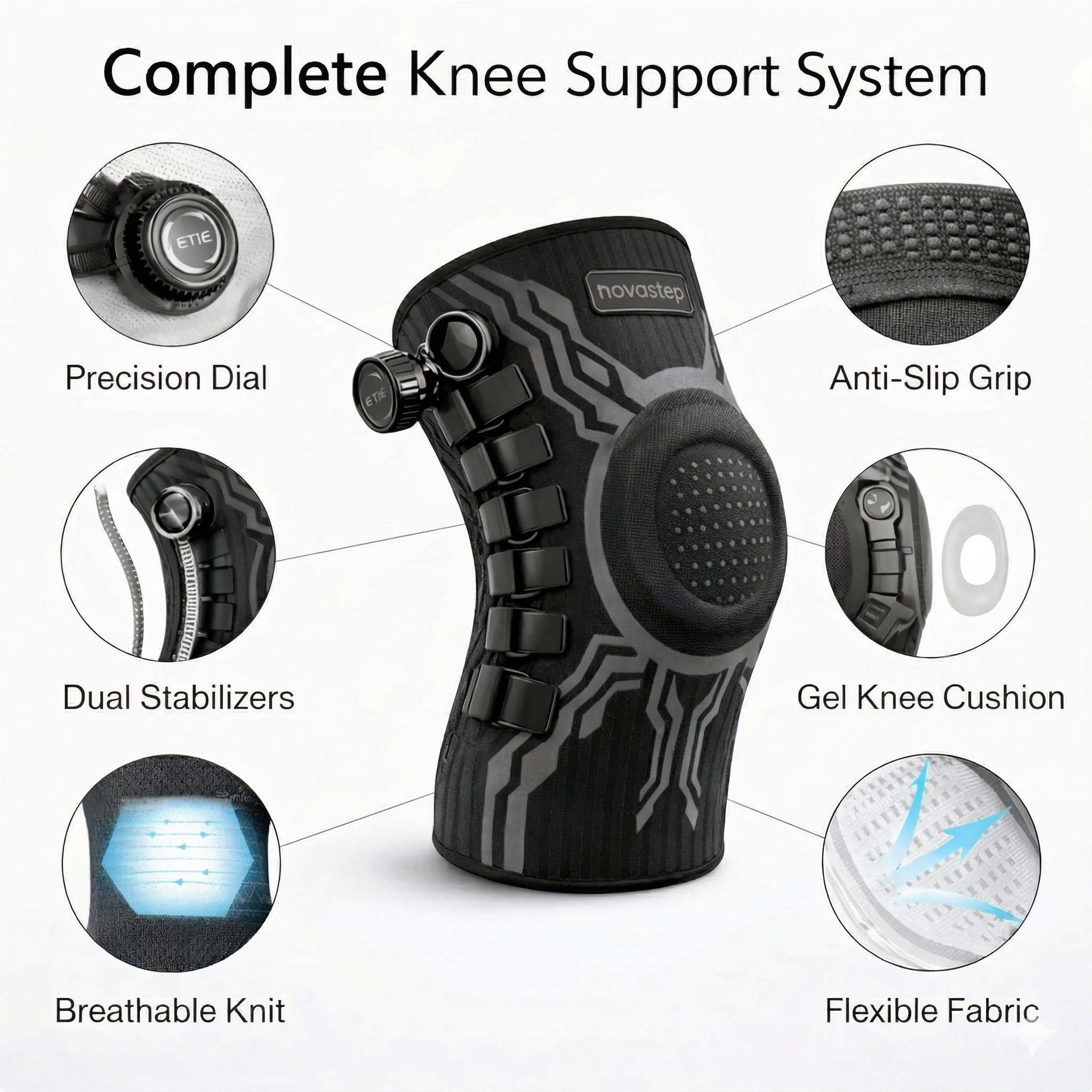 Novastep™ Professional Compression Knee Sleeve