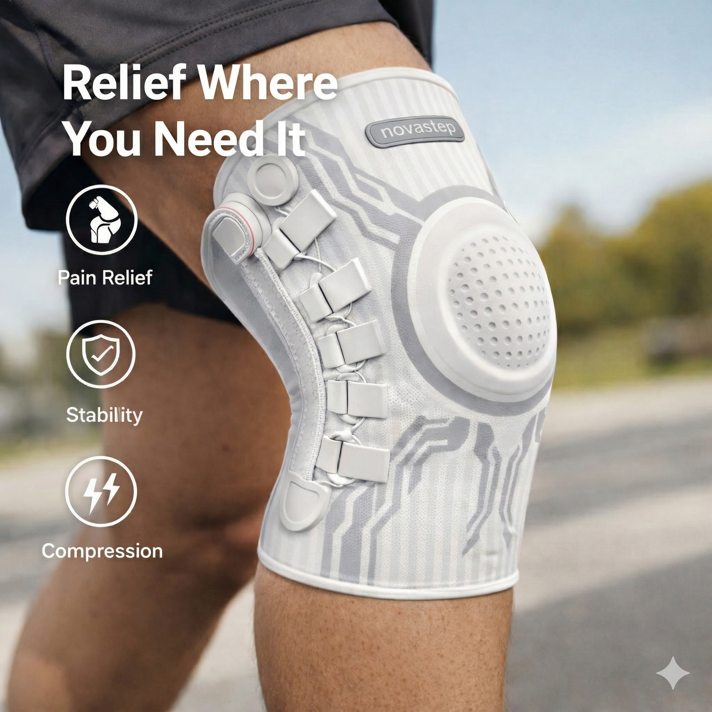 Novastep™ Professional Compression Knee Sleeve