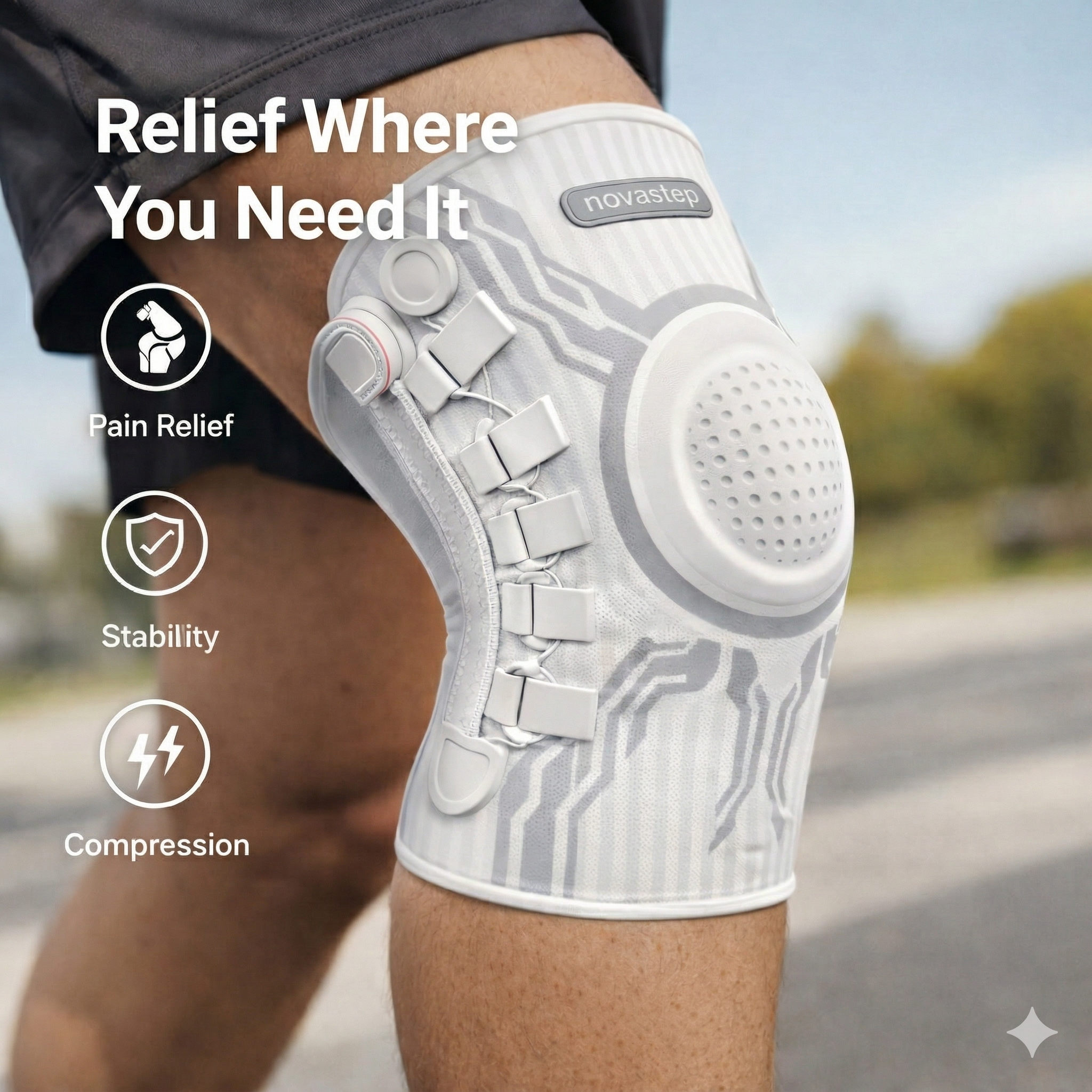 Novastep™ Professional Compression Knee Sleeve